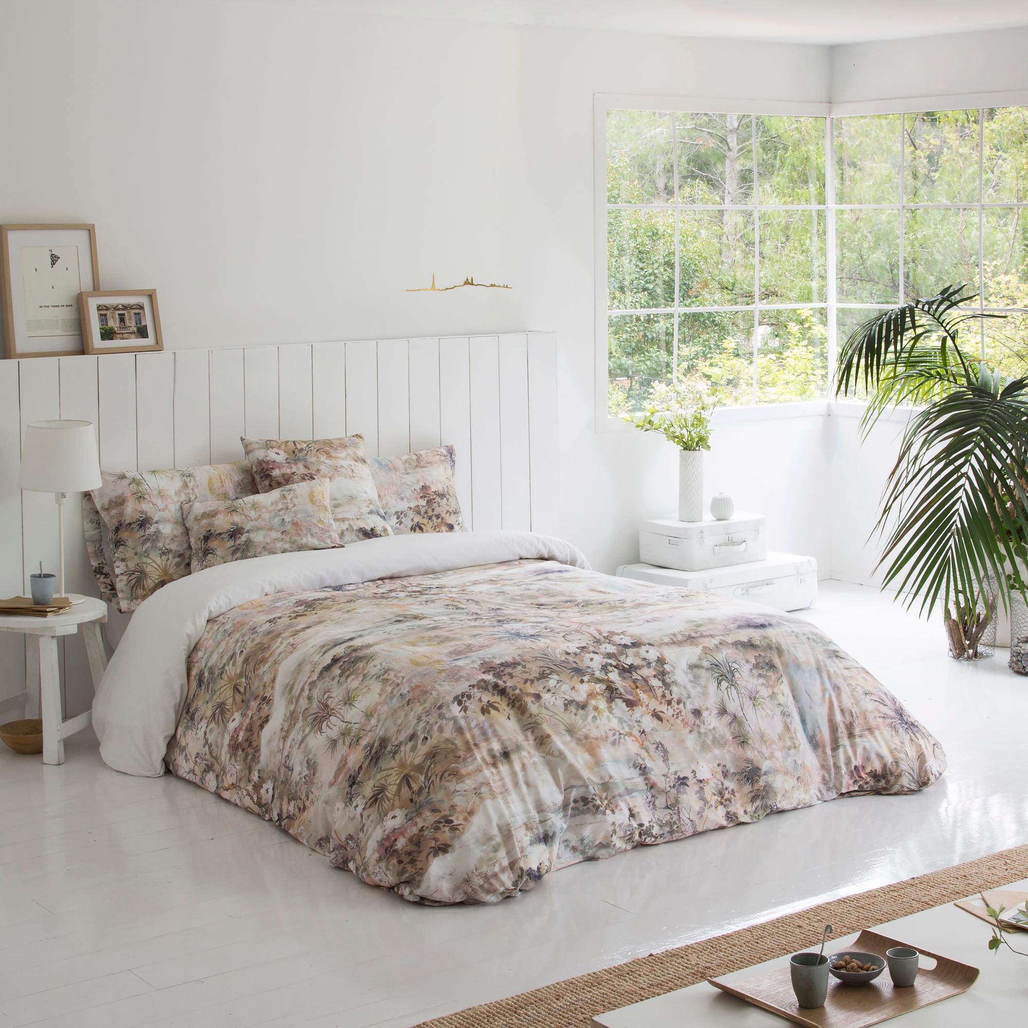 Copripiumino 100% Cotone Percalle 180 Fili - Letto 150/160cm, Con 2 Federe