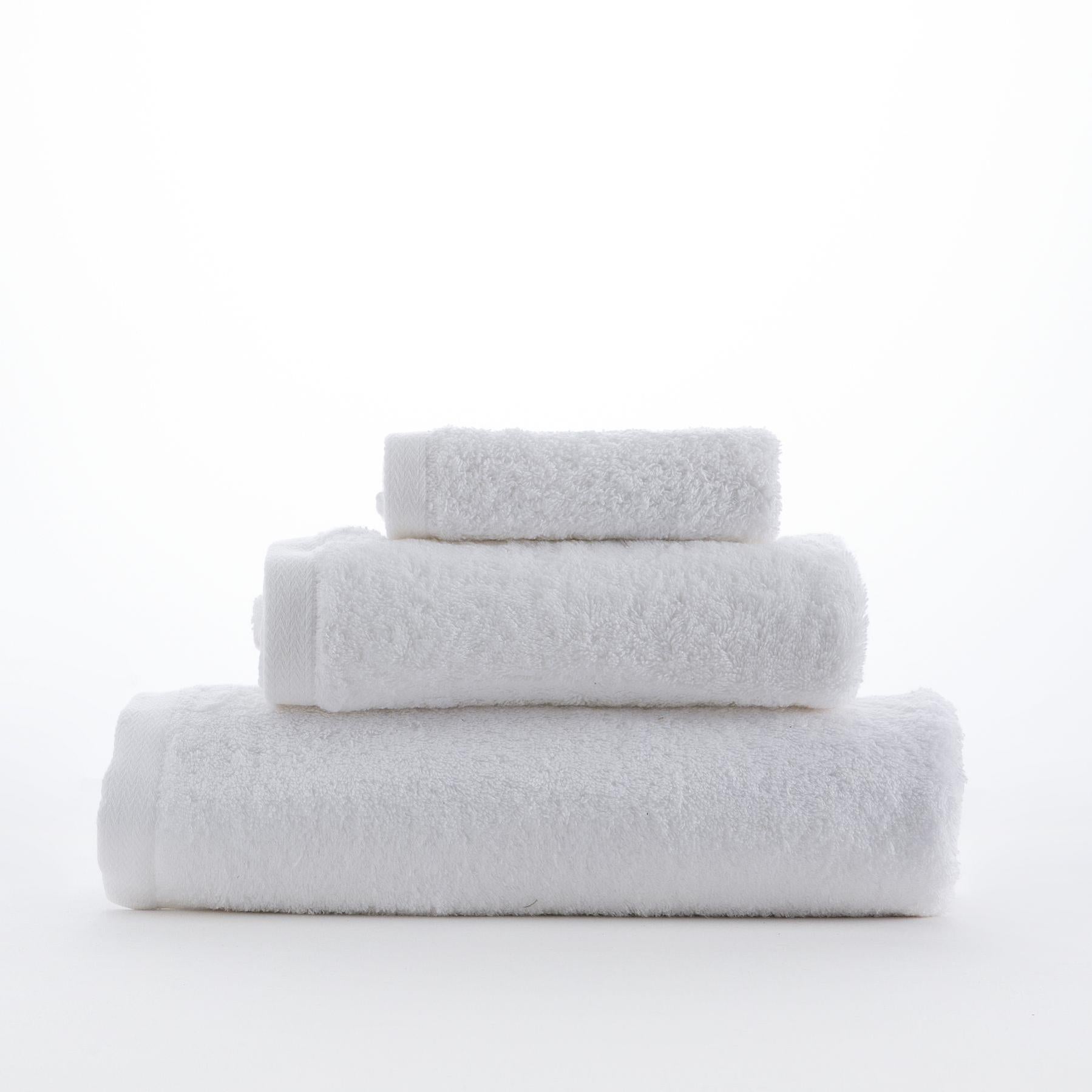 Lot De 3 Serviettes En Coton Filé à Anneau Nice Homeit – Extra Douces, Fabriquées En Italie