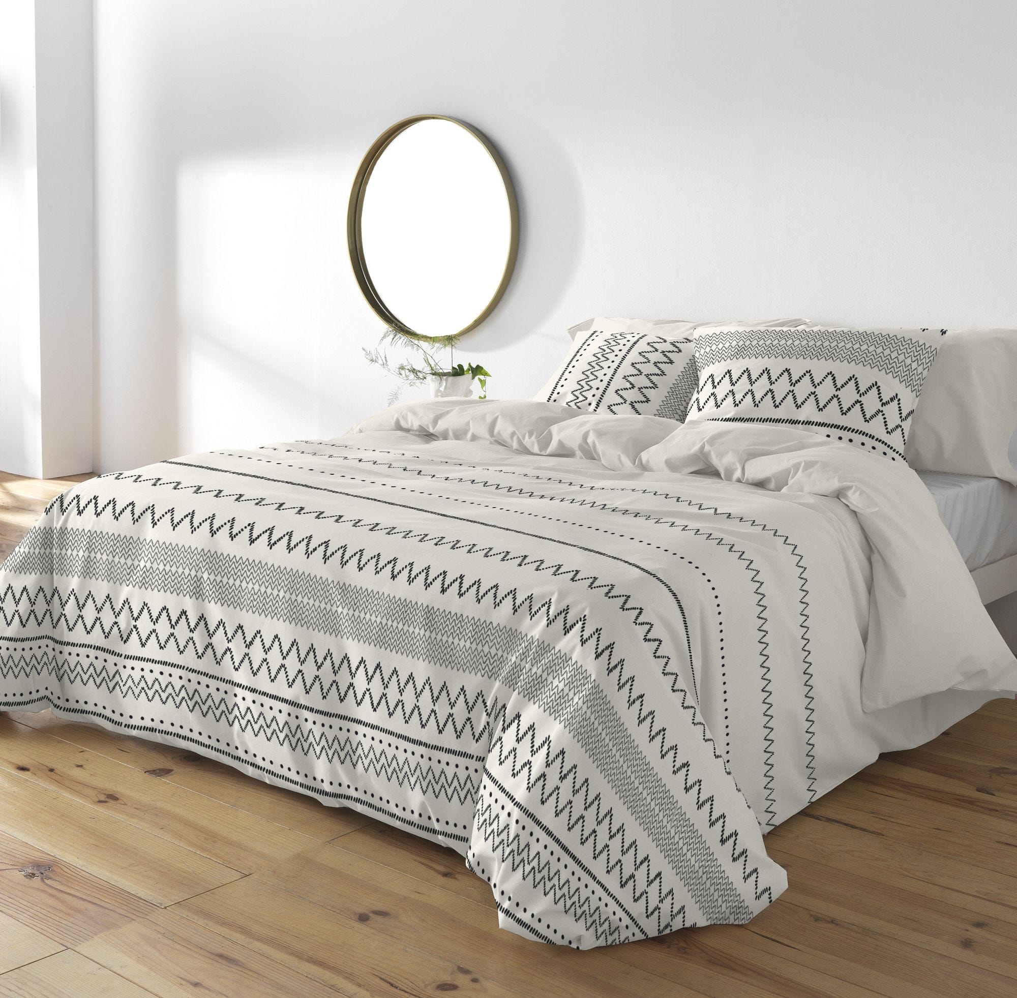 Funda nórdica Levante cama 150 cm - 240x220 cm, 100% algodón. Cierre con  corchetes