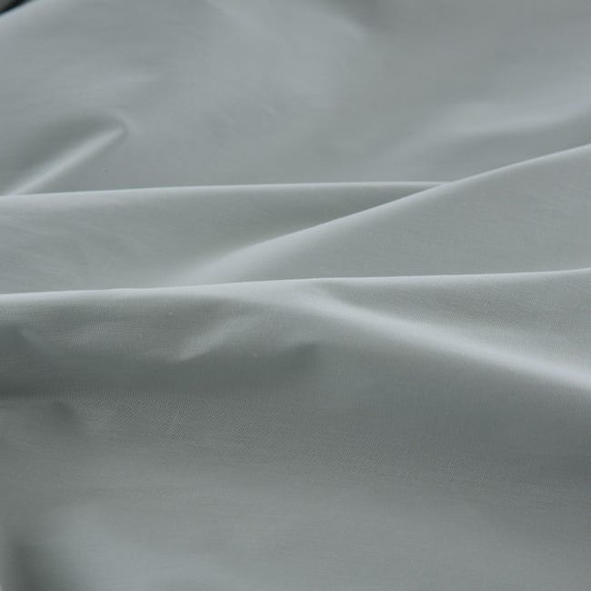 Sábana bajera ajustable lisa Blanco cama 135 cm - 135x200 cm, algodón 200  hilos.