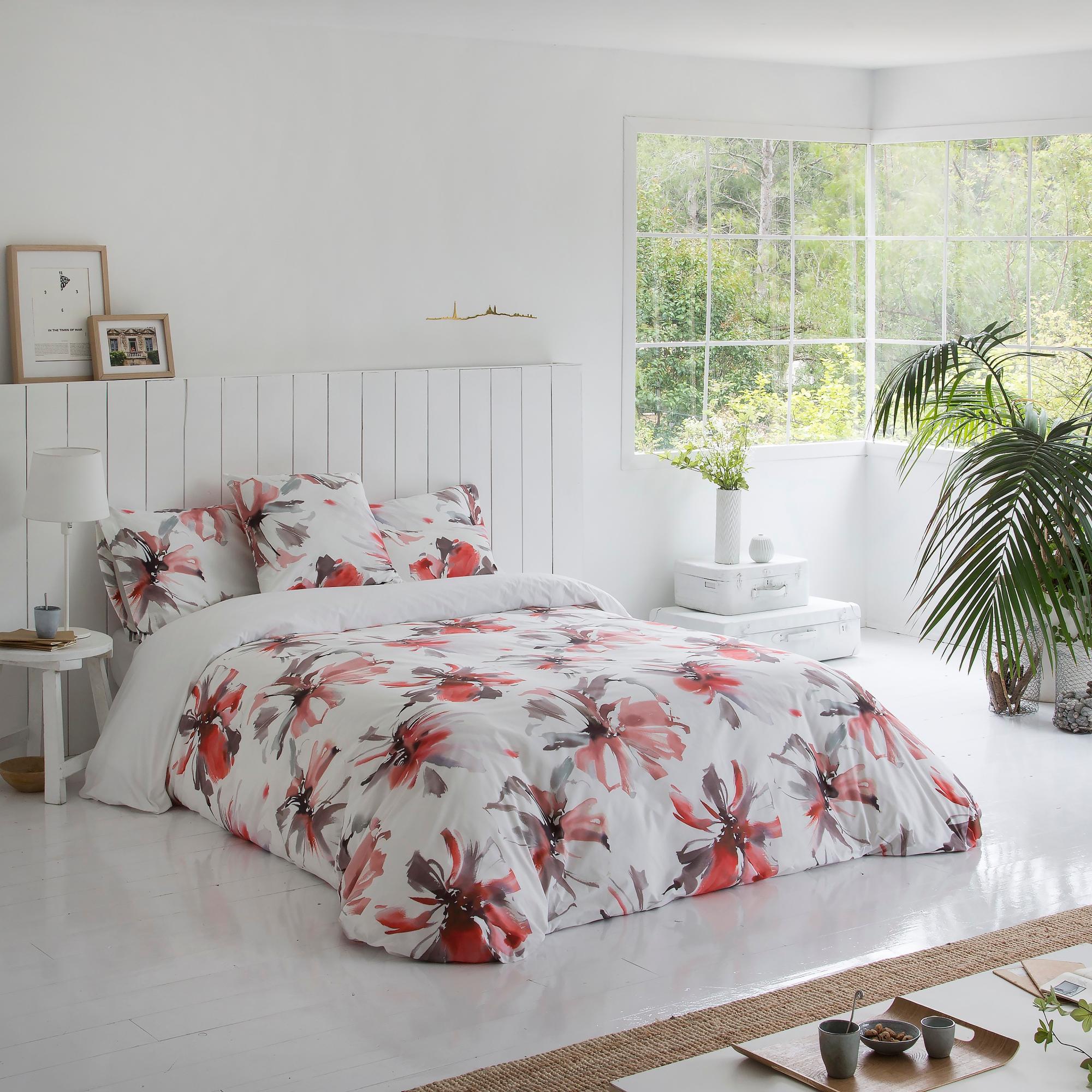 Funda nórdica belvill cama 135 cm - 220x220 cm, algodón 200 hilos. cierre con botones.