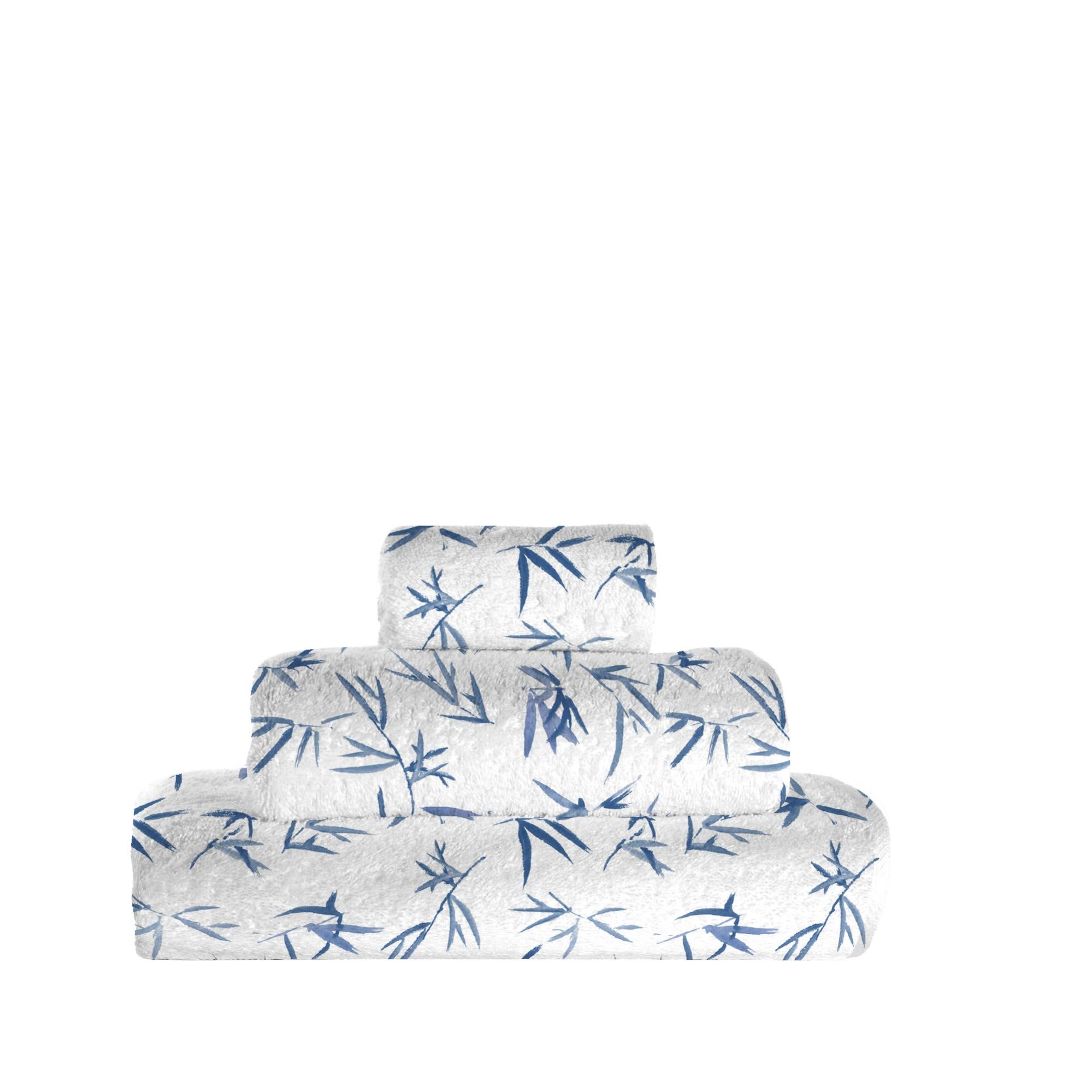 Ensemble De Serviettes 12 Pcs Bleu Marine 360 G/m² 100% Coton