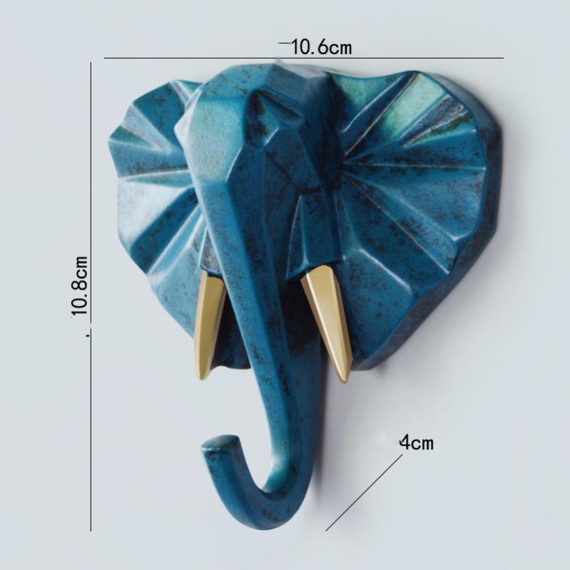 Sprifityy 8 Pezzi Appendiabiti per bambini a forma di animale, Ganci Autoadesivi per Bambini, ganci da parete in legno, regalo per l'arredamento della camera dei bambini