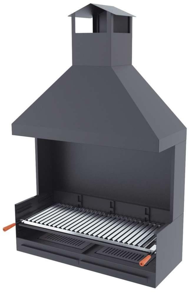 Barbecue Kamado Griglia Vasca In Ceramica Nera 52cm Termometro Integrato Coperchio E Attizzatoio Offerti Pit Boss 83235675