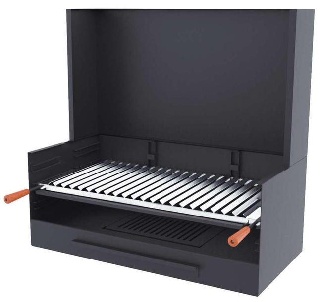 Barbecue a Legna Carbone con Forno Pizza 2 Griglie Acciaio da Giardino | Leroy Merlin Barbecue a Legna Carbone con Forno Pizza 2 Griglie Acciaio da Giardino | Leroy Merlin