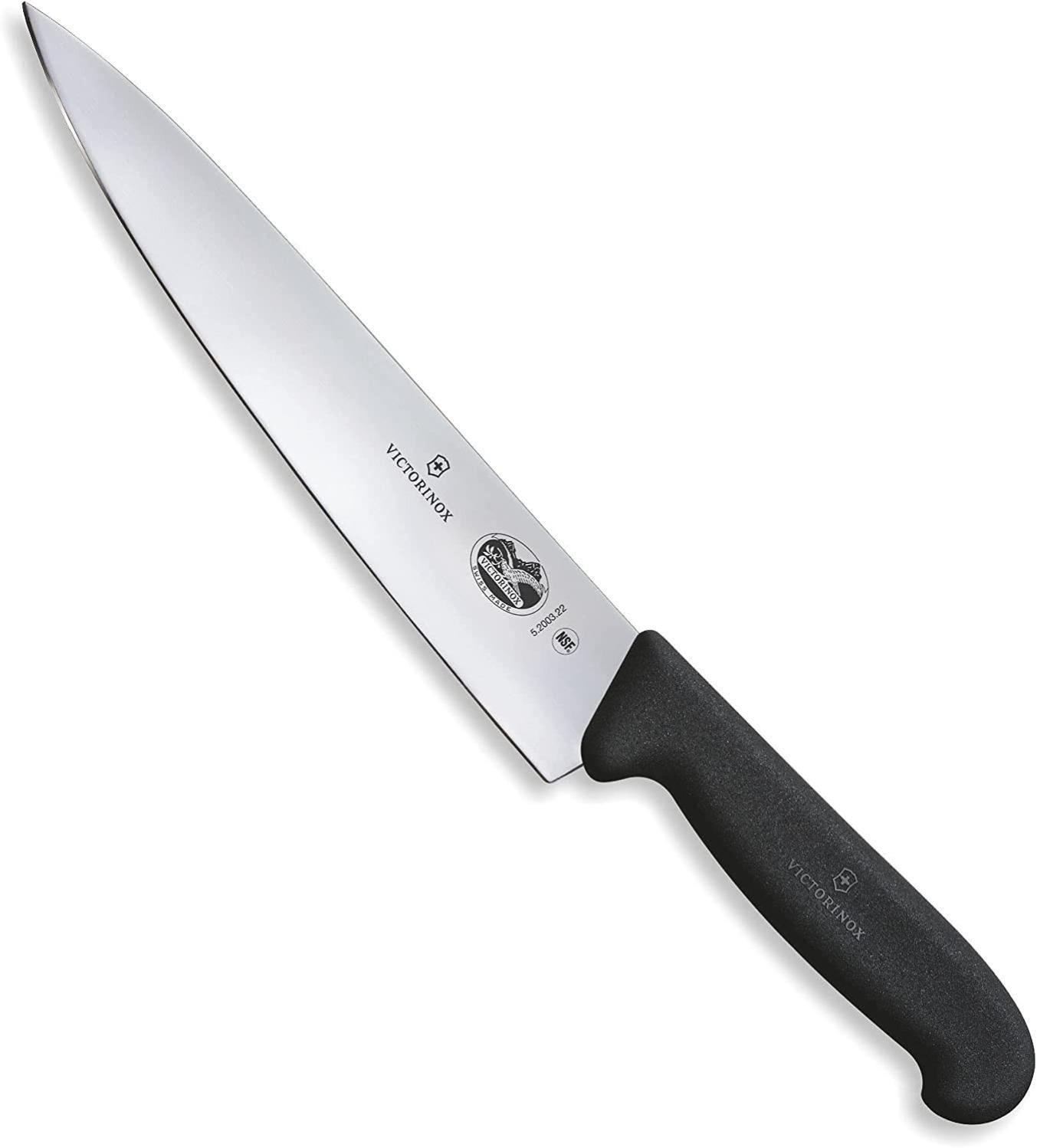 Victorinox, coltello da macellaio Fibrox, nero, lunghezza: 25 cm, 5.7403.25