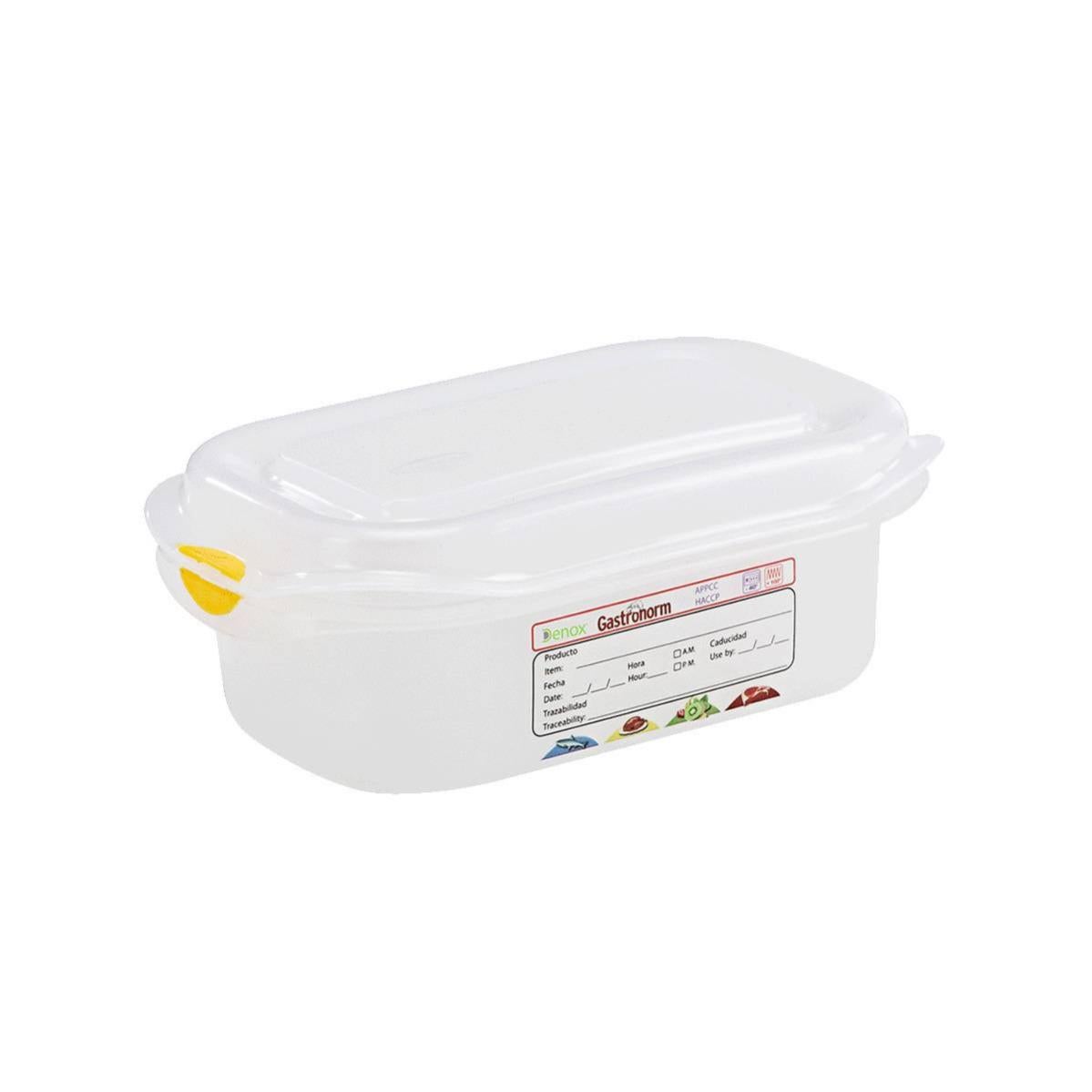 CHENEVER Burriera in Ceramica, Portaburro con Coperchio in Legno e Coltello da B