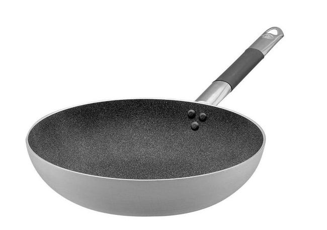 Padella per arrosti e stufati, 28 cm, altezza 7 cm, manico rimovibile, in alluminio pressofuso (alluminio), rivestimento antiaderente Lotan® per arrostire senza grassi, AMZN-728-Z20B Padella per arrosti e stufati, 28 cm, altezza 7 cm, manico rimovibile, in alluminio pressofuso (alluminio), rivestimento antiaderente Lotan® per arrostire senza grassi, AMZN-728-Z20B