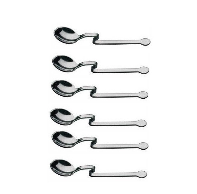 Cucchiaino Da Te Serie FRIENDSHIP LOVE 12 Pezzi Lunghezza 10 Cm In Acciaio 18 10 Singolo Guzzini 26842563 - Foto 10