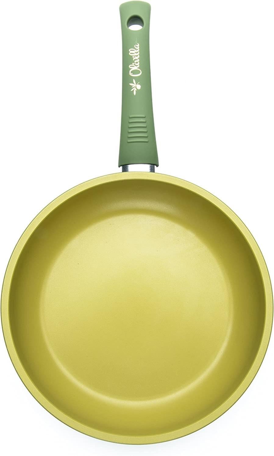 LAGOSTINA Wok Padella Antiaderente Induzione In Alluminio 28 Cm Rivestimento Mineralis Colore Grigio Tempra Mineral P 408052