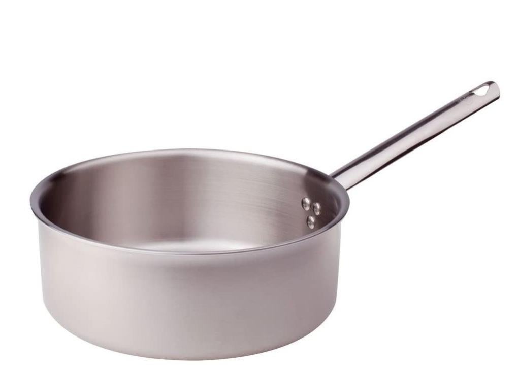 Pentole Agnelli casseruola bassa 1 manico induzione ø 28 manico cool