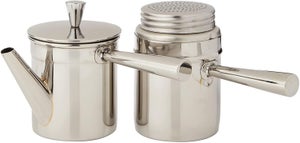 Huilier En Inox 18/10 - Capacité 1 Litre - Versement Uniforme - Protection Contre La Lumière