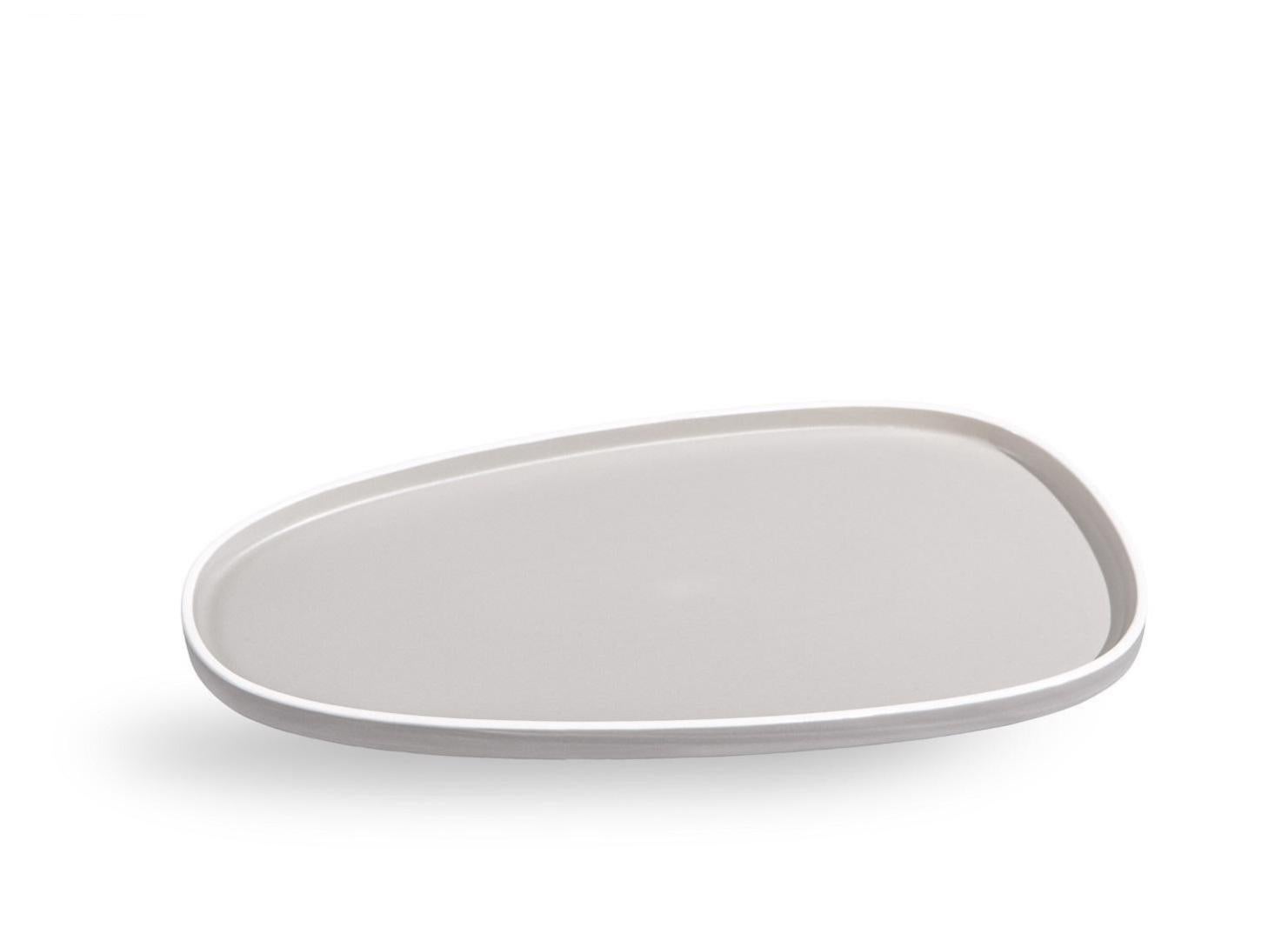 Vassoio Rettangolare In Legno Smaltato Libeccio - Dimensioni 30.5x20.3x1.9 Cm, Per Servire, Decorazione