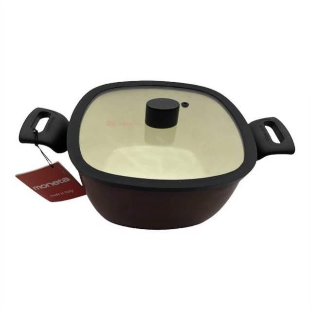 Casseruola Antiaderente Berghoff Balance Sage 20cm Con Coperchio: Rivestimento Ceramico CeraGreen Senza PFAS, Adatta Al Forno Fino A 180°C
