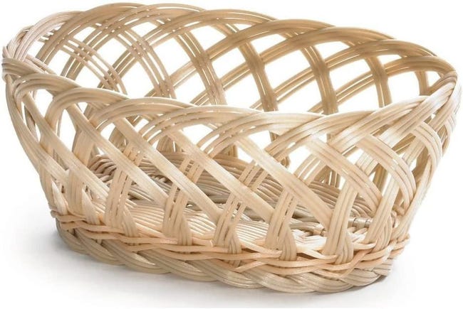 Cestini rotondi in rattan naturale vassoio per frutta Cestini rotondi in rattan naturale vassoio per frutta