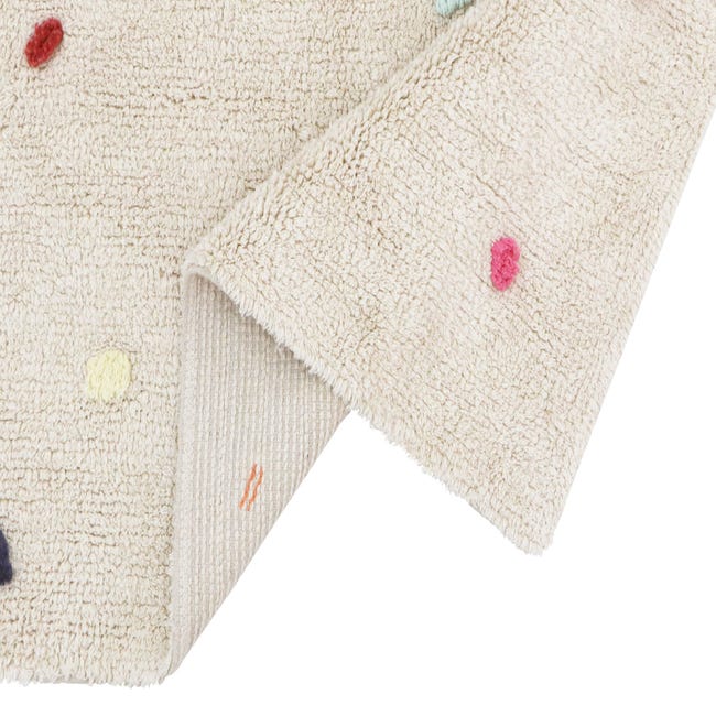 Alfombra lavable infantil Mini Dots Beige - Multi - 120x160 cm