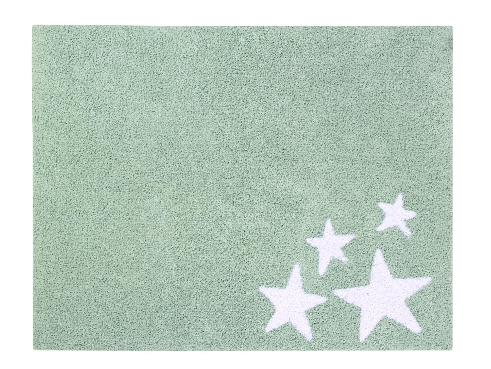 Alfombra lavable infantil Four Stars Menta 160x120 cm Leroy