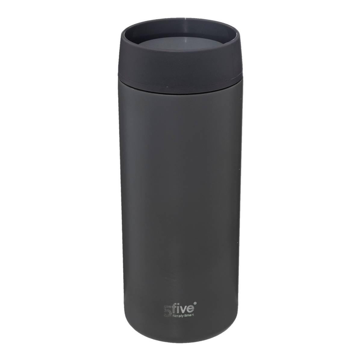 Mug Isotherme 5five 1,2 Litres - Garde Boissons Chaudes Ou Froides, Design Bleu