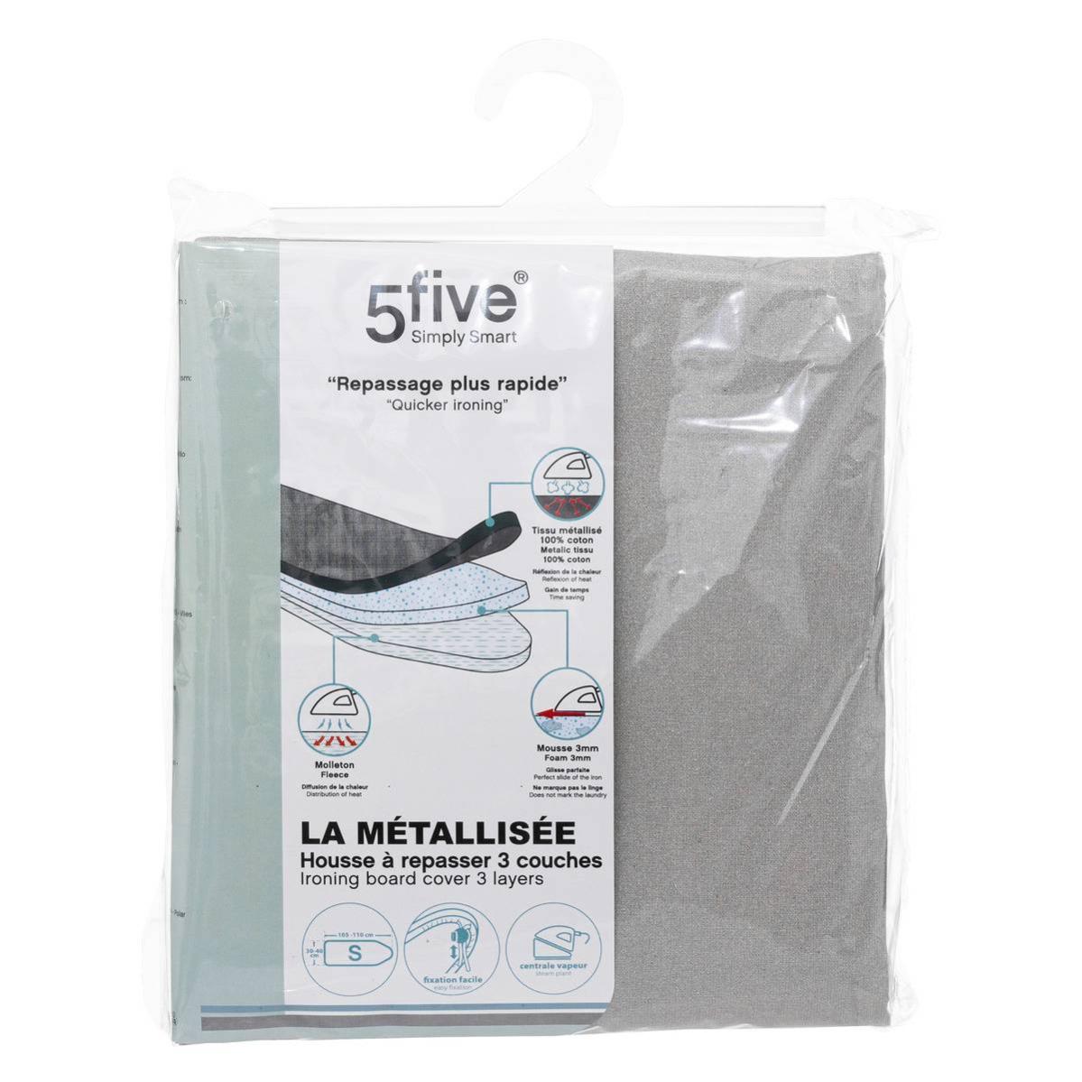 Funda para tabla de planchar de 3 capas s gris claro 5Five Leroy Merlin