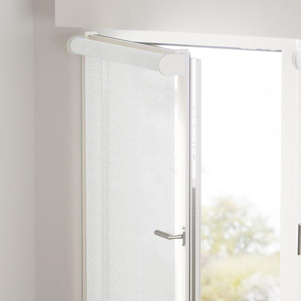 Estores enrollables sin taladrar screen corti fiberglass color blanco 53x130 - cortinadecor