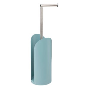 Meuble Rangement WC étroit - Étagère Salle De Bain Blanche En PP - 78x22x22 Cm