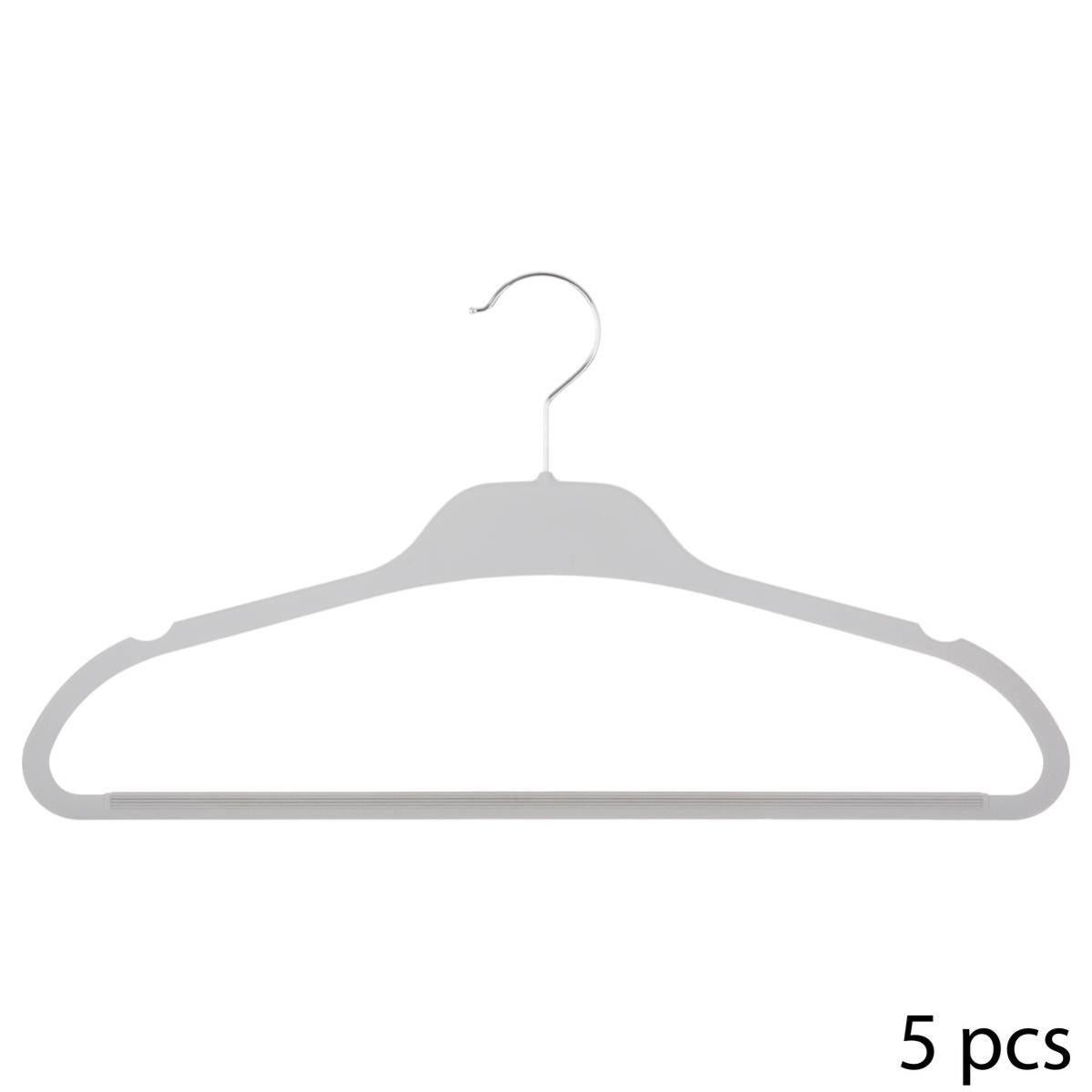 Lot De 25 Cintres Métal Noir - 40x20cm - Pour Garde-robe Et Rangement