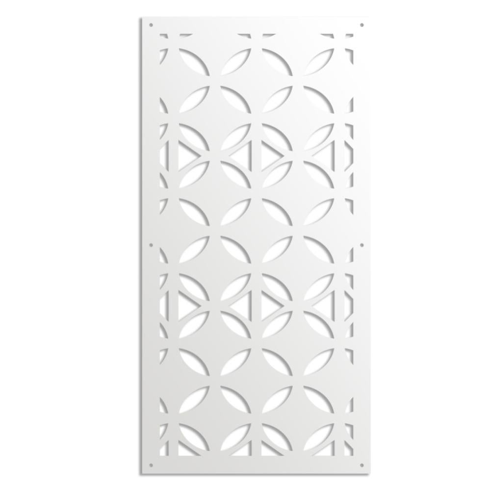 4SIDES - Pannello In PVC Traforato - Parasole - Misura 47x94 Cm Spessore 1 Cm Colore Bianco 88592023