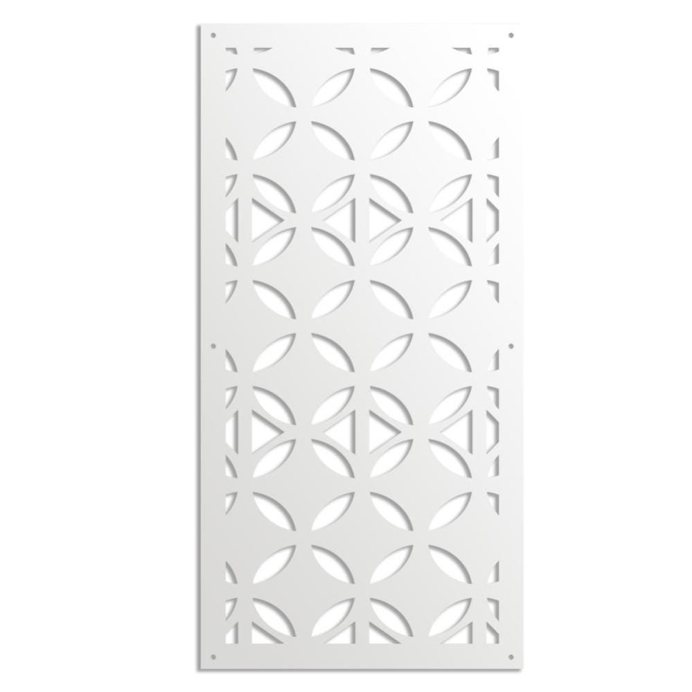 4SIDES - Pannello In PVC Traforato - Parasole - Misura 47x94 Cm Spessore 1 Cm Colore Bianco 88592023 4SIDES - Pannello In PVC Traforato - Parasole - Misura 47x94 Cm Spessore 1 Cm Colore Bianco 88592023