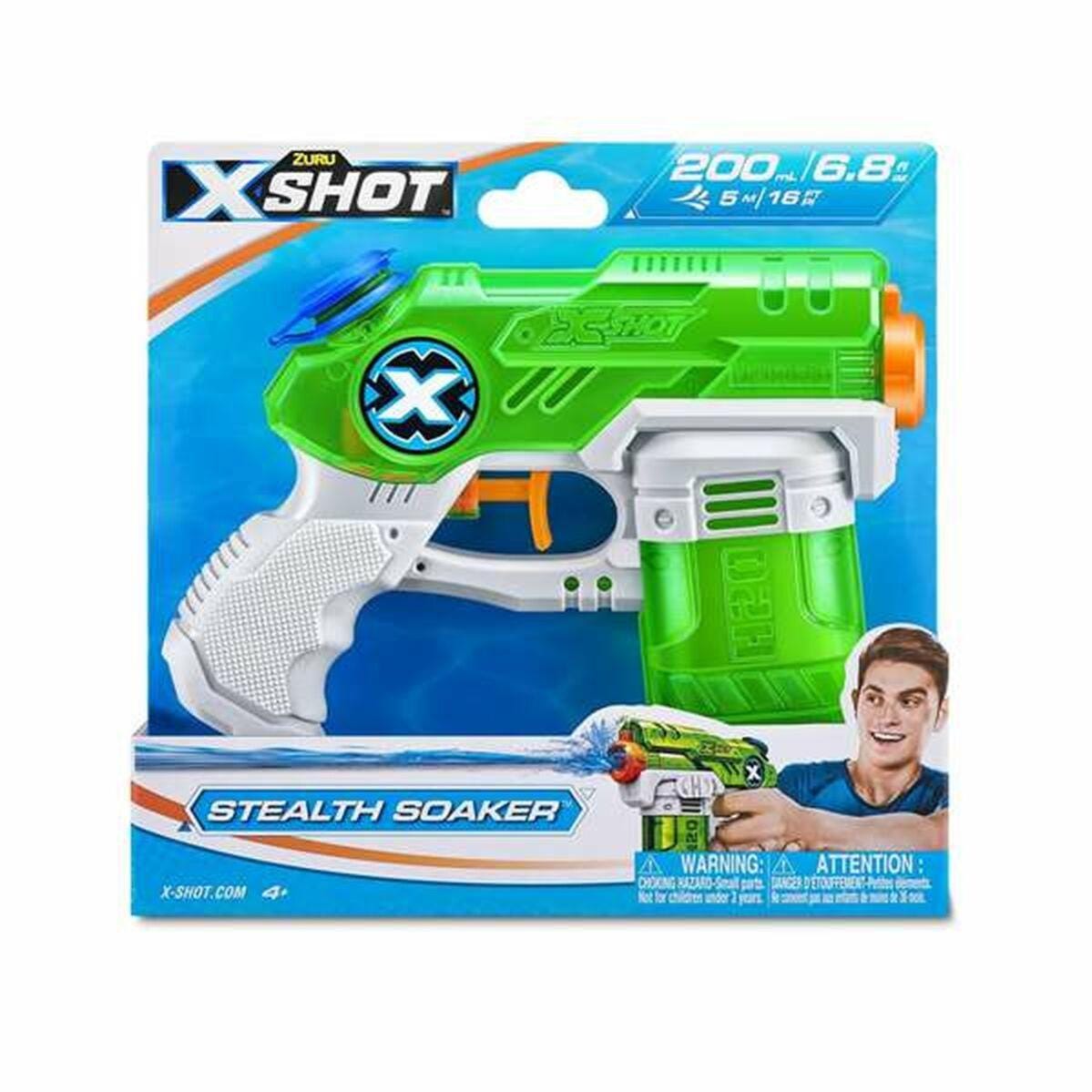 Pistolet Eau X Shot Warfare Mini Stealth Soaker 20 X 4 X 19 Cm pistolet-eau-x-shot-warfare-mini-stealth-soaker-20-x-4-x-19-cm
