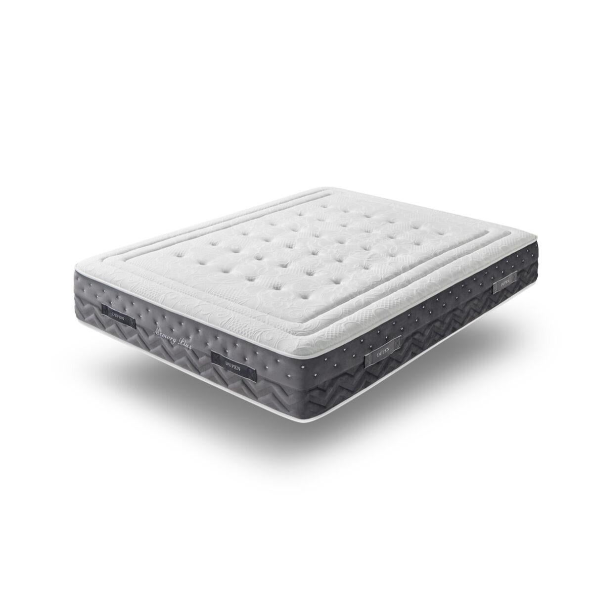 Colchón Viscoelástico Duro De Poliéster Con Funda Extraíble 180 X 200
