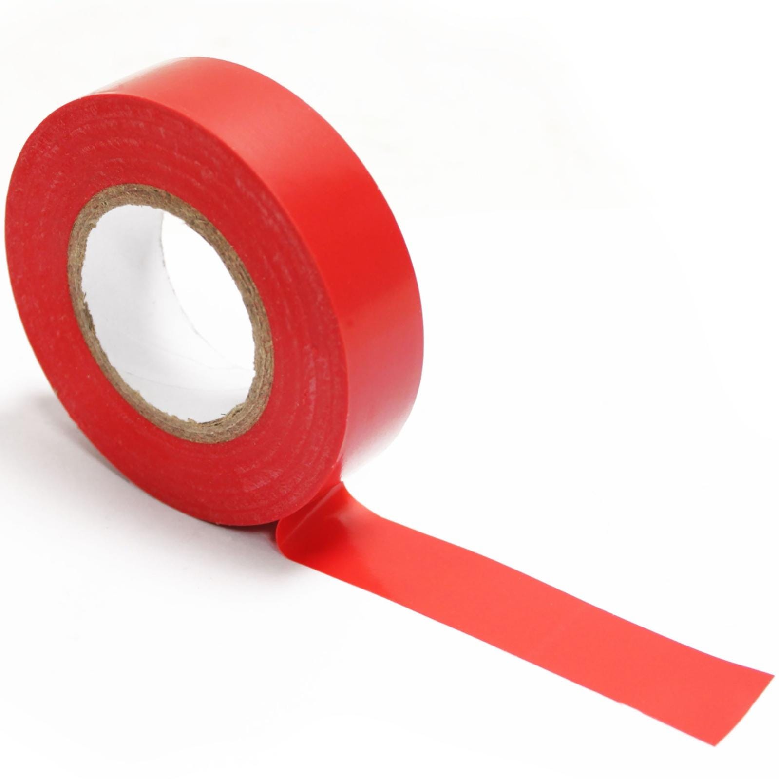 Bande isolante adhésive rouge 0,15x19mm de 20m de long | Leroy Merlin