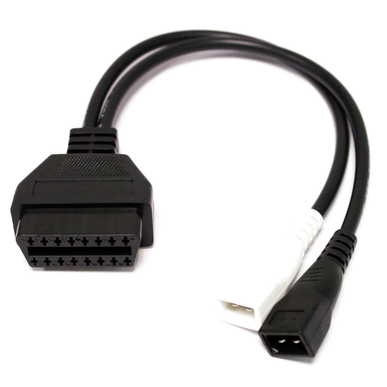 Cavo Adattatore Diagnostico OBD2 Da 3 A 16 Pin Per Moto SYM Sanyang, Collegamento Scanner