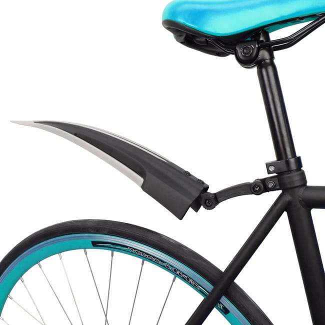 Guardabarros delantero y trasero para bicicleta color gris Leroy