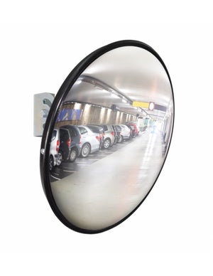 Specchio panoramico stradale convesso di sicurezza 45cm con fissaggio a  parete - Cablematic
