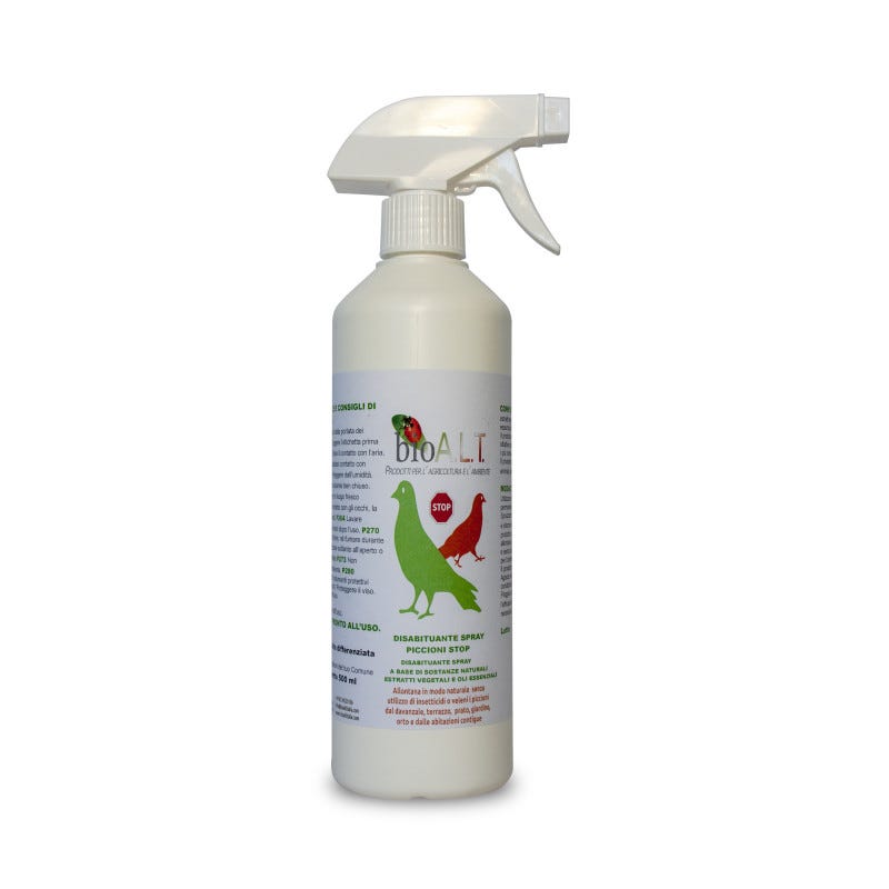 Disabituante repellente barriera naturale per piccioni 500 ml spray pronto  uso