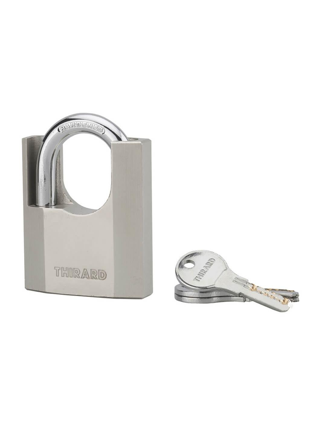 BRINKS Serratura a chiave in acciaio laminato con arco al boro, 50 mm, 172-50091