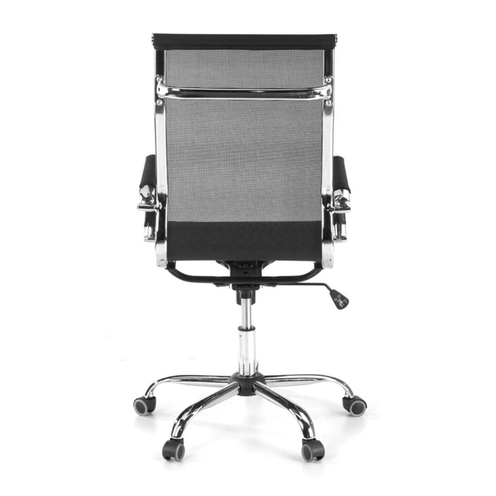 Sedia Ufficio Presidente Ergonomica | Reclinabile Con Braccioli | Rotelle 360° | Imbottitura In Spugna Alta Densità | Nera - Foto 5