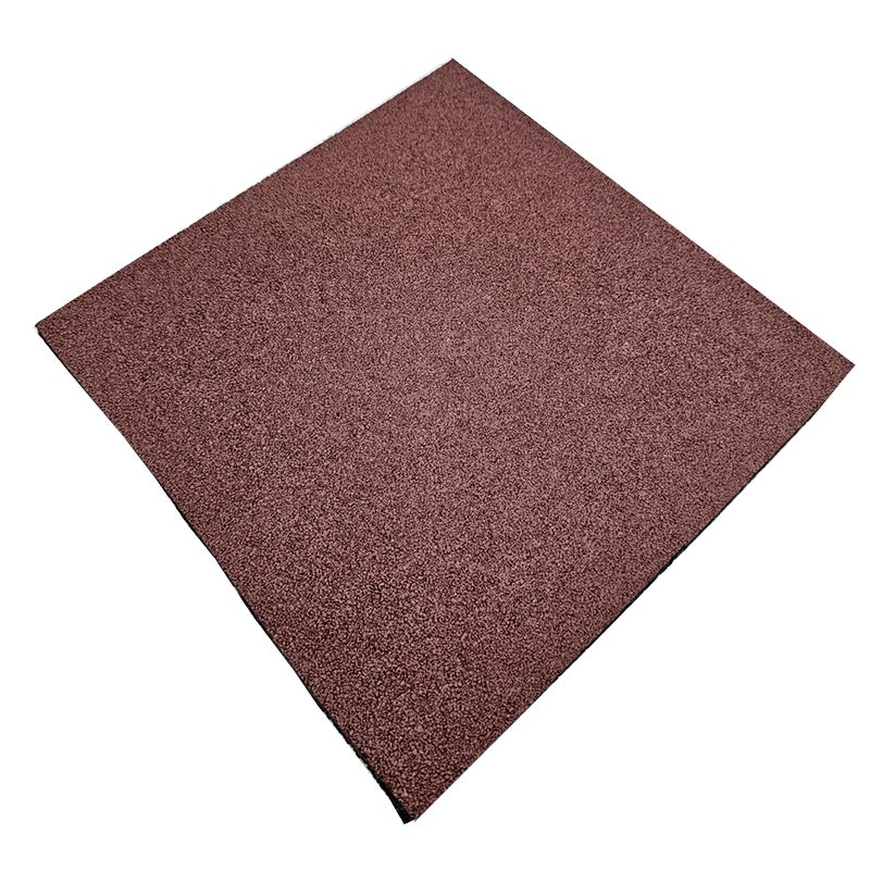 Loseta de caucho 50x50cm. para gimnasio halterofilia/crossfit/competicion/interior/densidad+/exterior/20mm (rojo). pack 10 (9,5 €/ud)