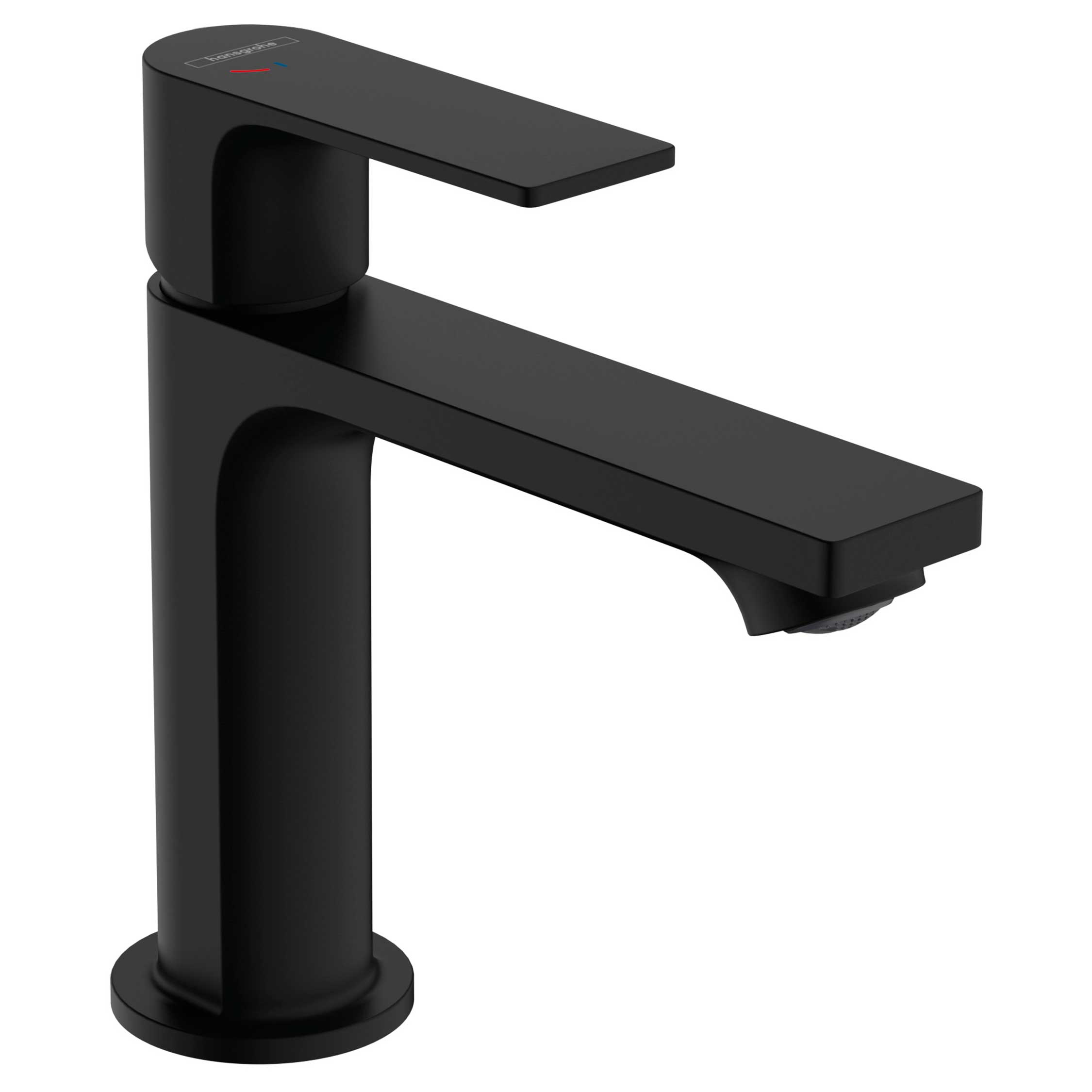 Hansgrohe Tecturis E Mitigeur de lavabo/vasque 110 CoolStart Avec tirette  et garniture de vidage, noir mat - 73014670