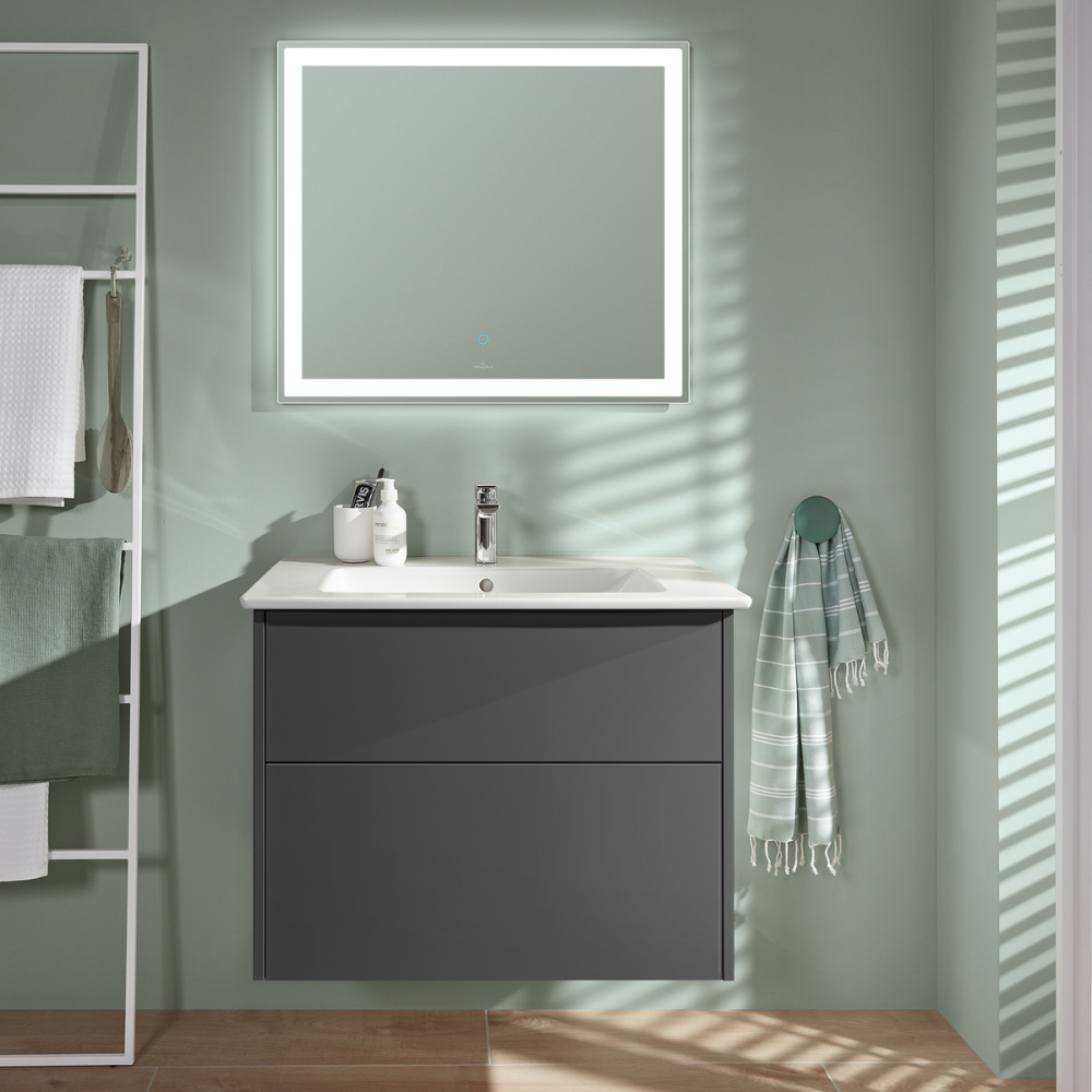 Conjunto de baño PORTO 170 + Espejo + Lavabos