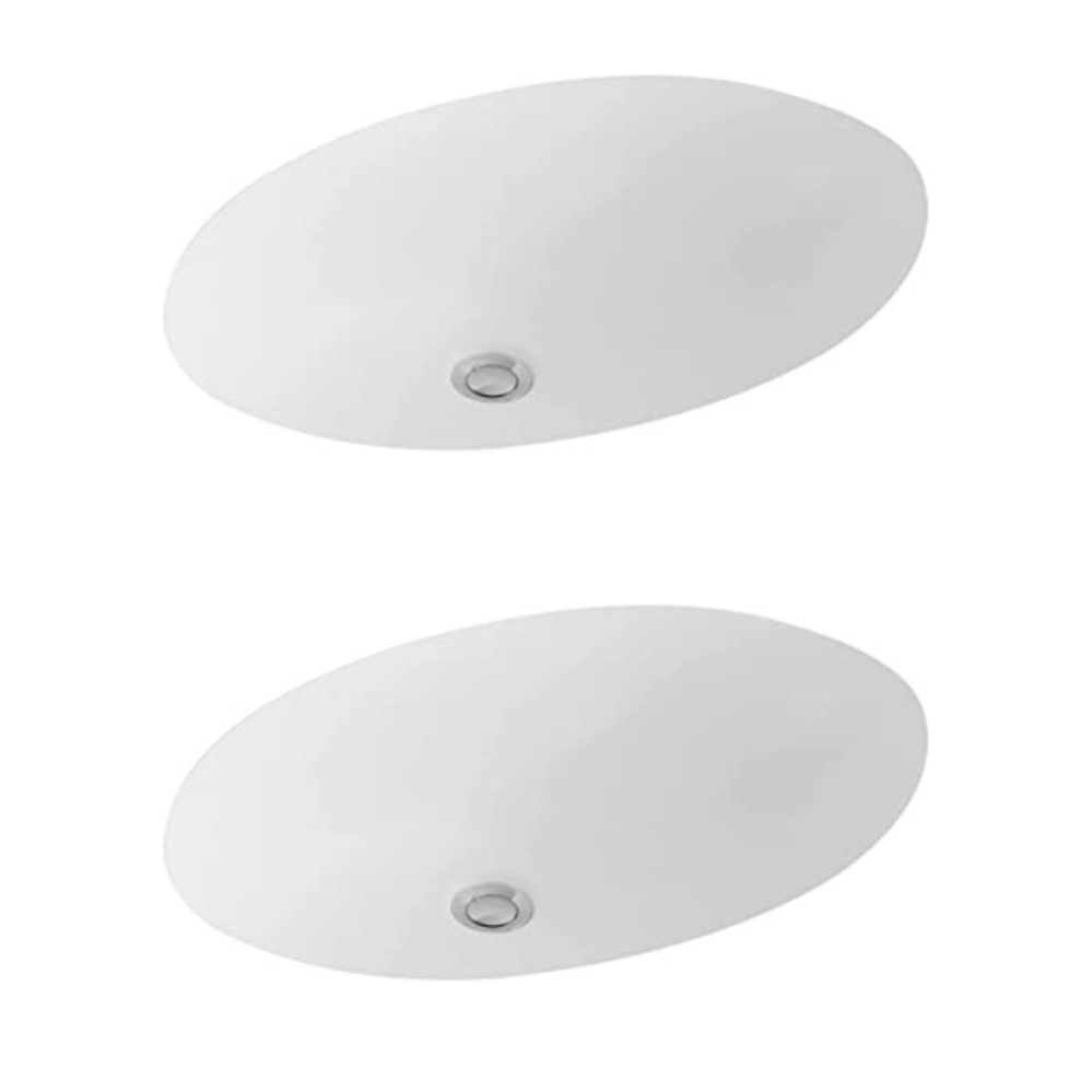 Lot de deux vasques à encastrer pardessous Evana 455 x 305 mm VILLEROY