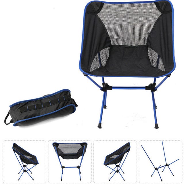 Chaise pliante Portable détachable extérieure siège de pique-nique de  randonnée de voyage ultraléger pour Camping pêche à la plage