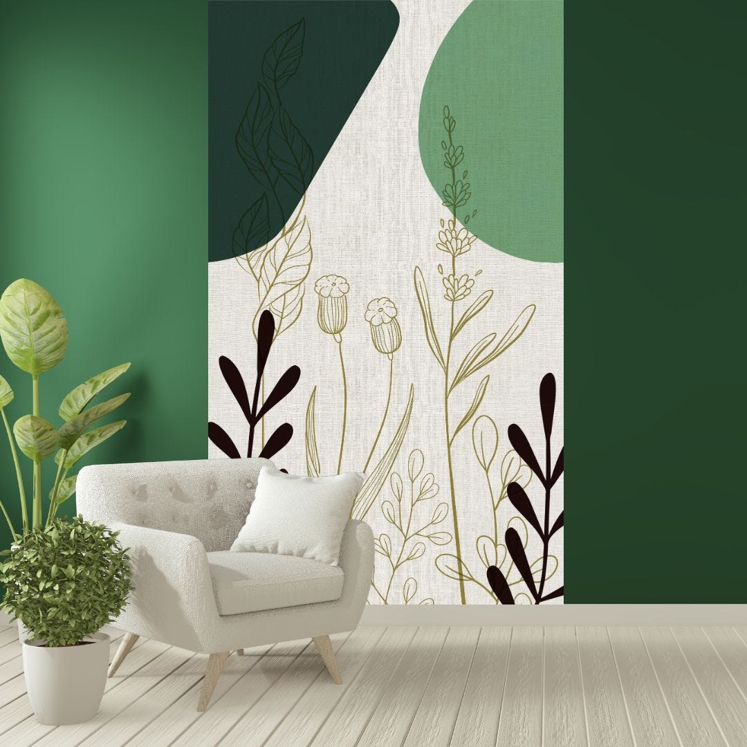 Adesivo murale - Composizione bosco