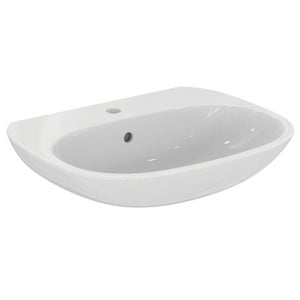 Lavabo bagno Pozzi Ginori Closer con bacino ovale 60 cm > lavabo e sifone  design