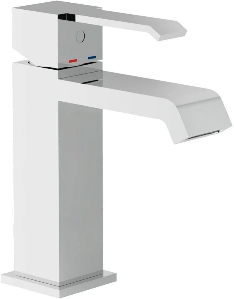 Rubinetto Miscelatore Per Lavabo Nero Opaco - Con Scarico Pop-up E Tubi Flessibili, In Ottone H59 (Coperchio Piccolo, Con Troppopieno) - 2