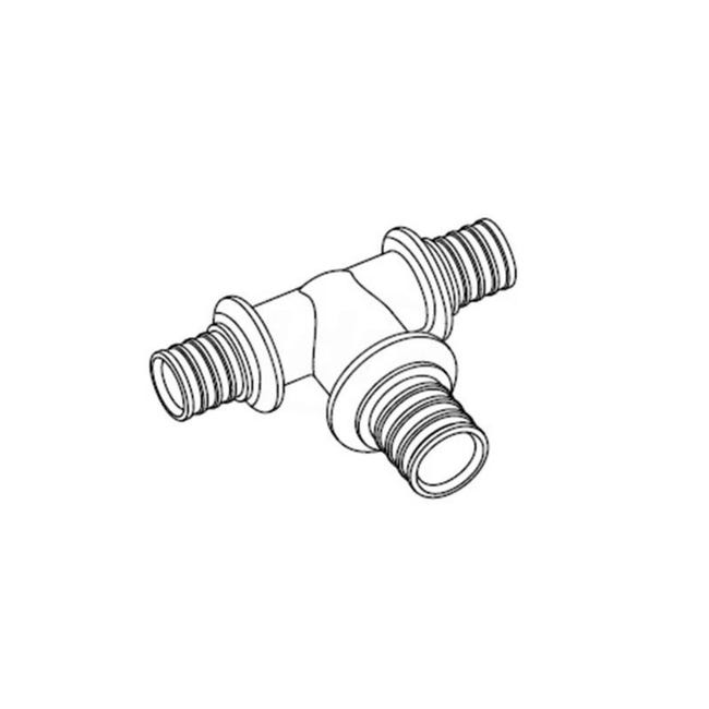 RACCORDO TEE POZZETTO PORTASONDA A COMPRES TUBO CU Diametro 18 - 18 - Foto 4
