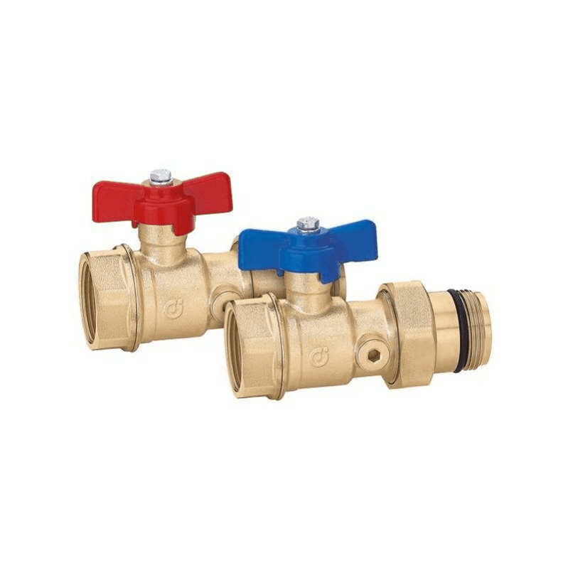 Bradas Rubinetto A Sfera Con Attacco A Scatto 3/4 BSP - In Ottone Cromato Per Tubo Da Giardino, Compatibile Hozelock - 2