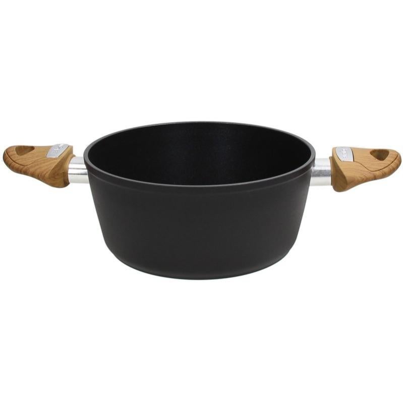 Home Casseruola 2 Manici 20 Cm Per Induzione Con Rivestimento Effetto Pietra