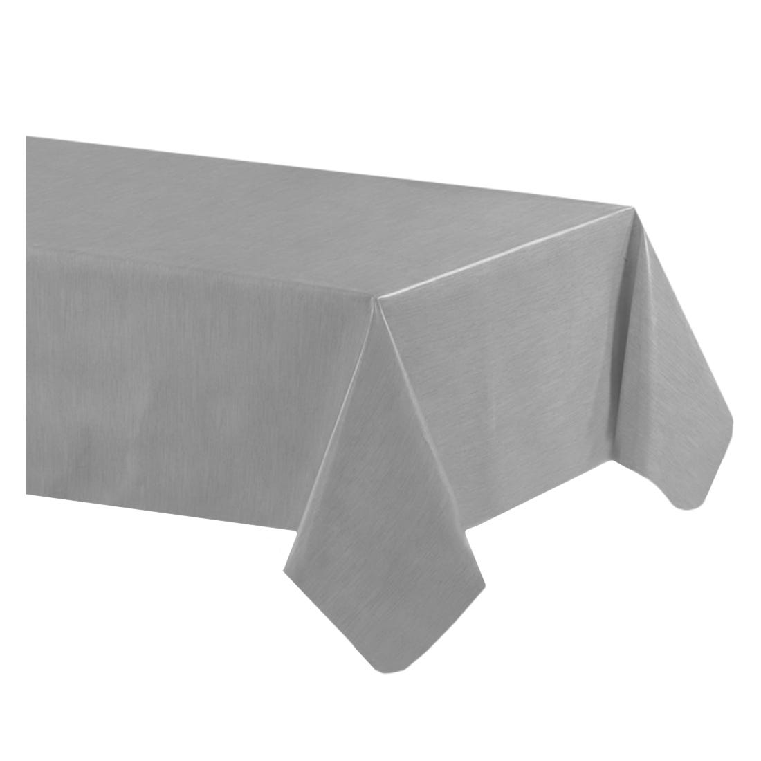 Acomoda Textil – Mantel Antimanchas Rectangular de Hule al Corte. Mantel  Liso Elegante, Impermeable, Resistente y Lavable. (Gris, 140x240 cm)