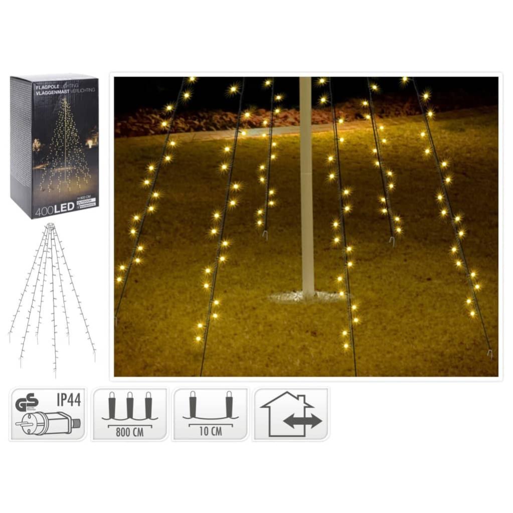 Guirlande Lumineuse Noël Père Noël - 10 LED - 1,8 M - Minuterie 6h/18h - Sur Piles - Décoration Intérieur - 11